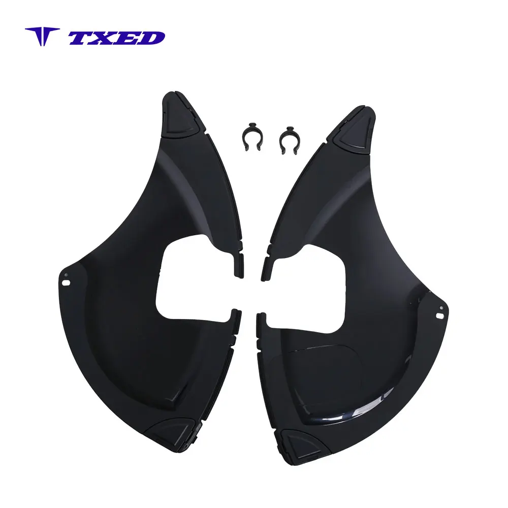 Italy D28 Size Black ABS Plastic Bicycle Skirt Guard with 19 Pairs of Clips Durable & Easy Installation for Road Bike