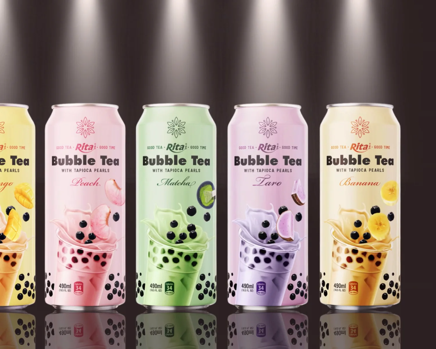 Best Quality Black Tea Bubble Tea With Chia Raspberry And Dragon Fruit