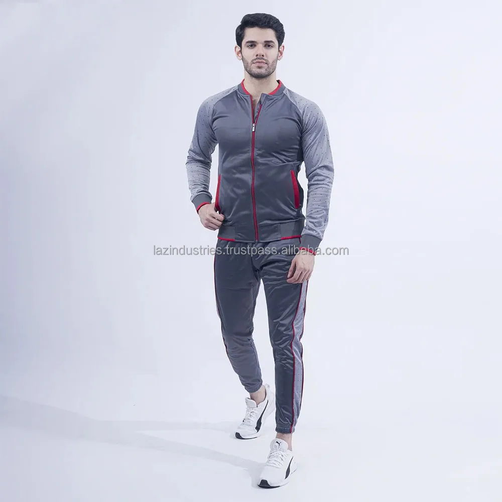 Wholesale 2024 Arrival Men 100 Cotton Gym Training Fitness Tracksuits