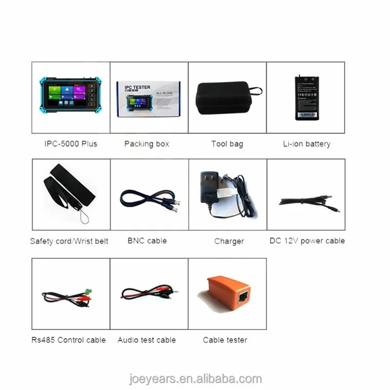 IPC-5100 Plus CCTV Tester - Versatile 5-in-1 Android System