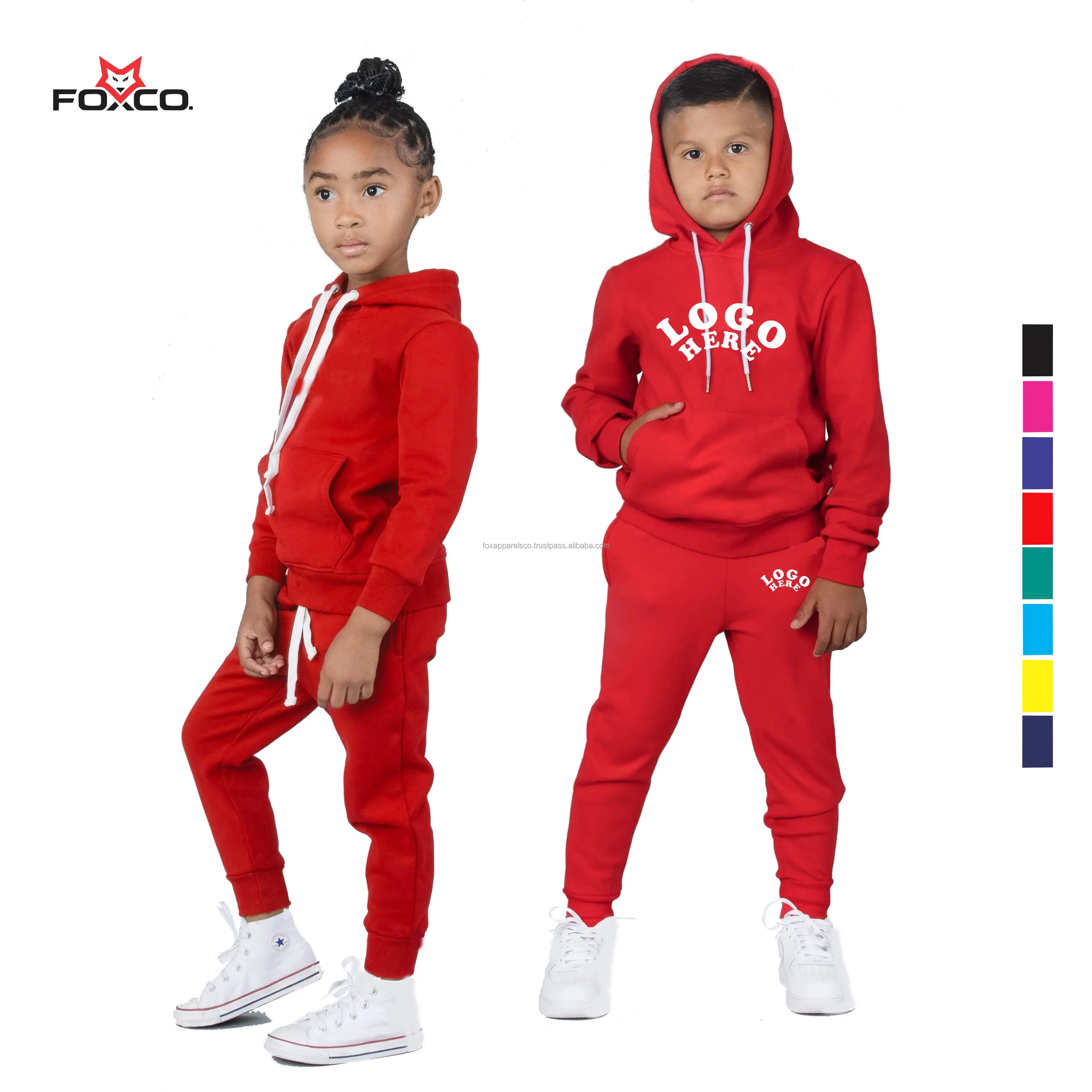 Customize Baby Boys Sweat Suits Tracksuit Sets Kids Suit Kids Sweatsuit