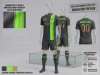 Charcoal & Neon Green