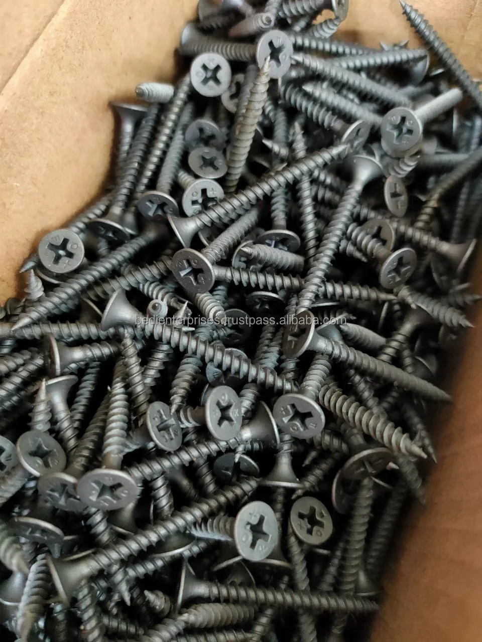 Made In India Bugle Head Black Phosphate Finish 6x11/4 Inches