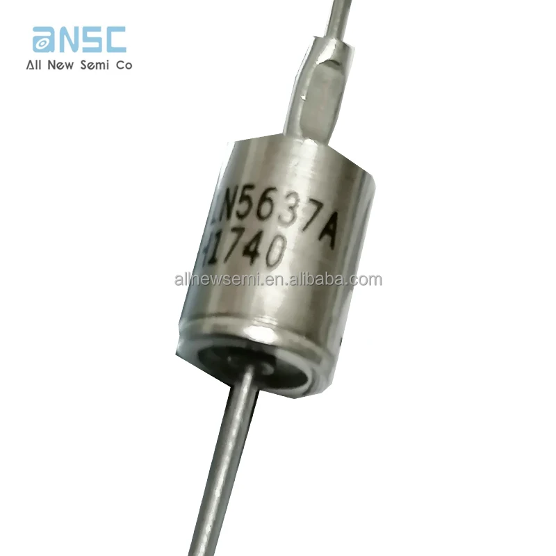 Hot sale Original 1N5637A TVS DIODE 12.8VWM 21.2VC DO-13 (DO-202AA) 21.2V Clamp 71A Ipp Tvs Diode Through Hole