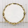 12 inches white round plate