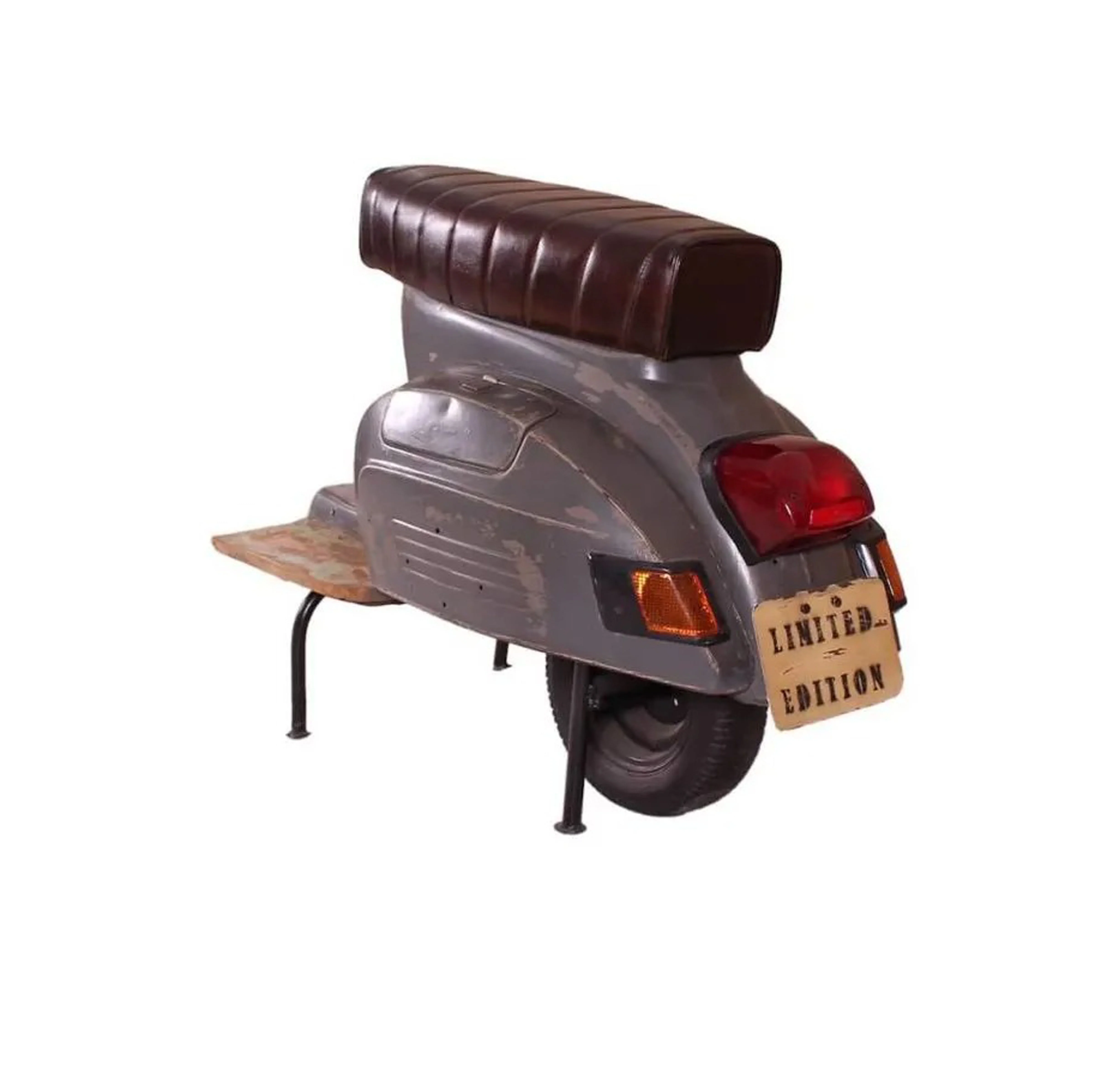 New Best Luxury Classic Modern Design Pure Leather Scooter Bar Stool