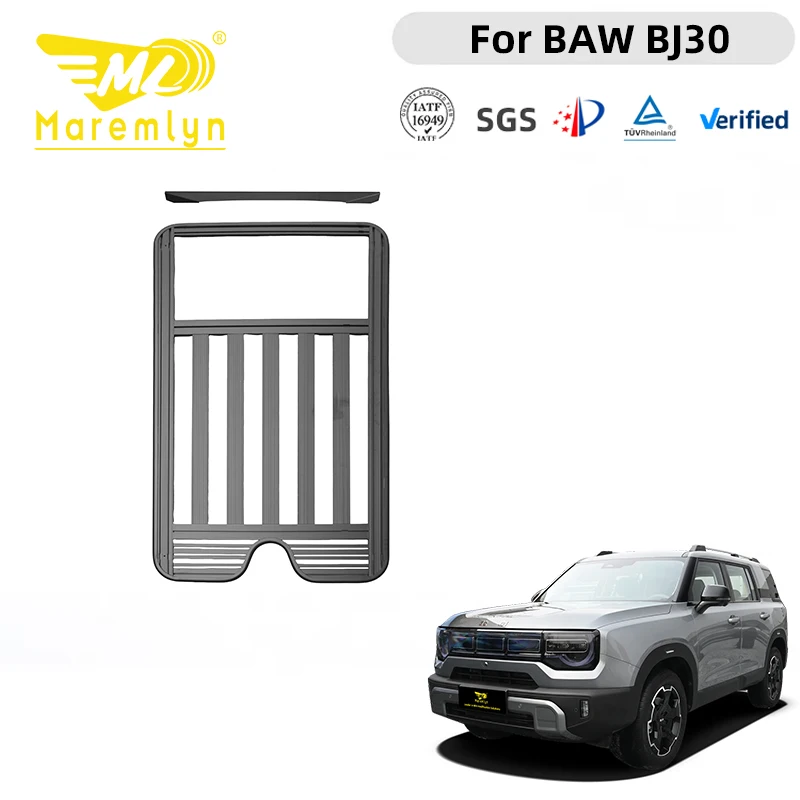 Maremlyn Roof Luggage Racks Aluminium Alloy 4.0mm 3.0mm 1.2mm for BAW BJ30 SUV Rooftop Cargo Carrier Roof Rack Off Road Car Accessories