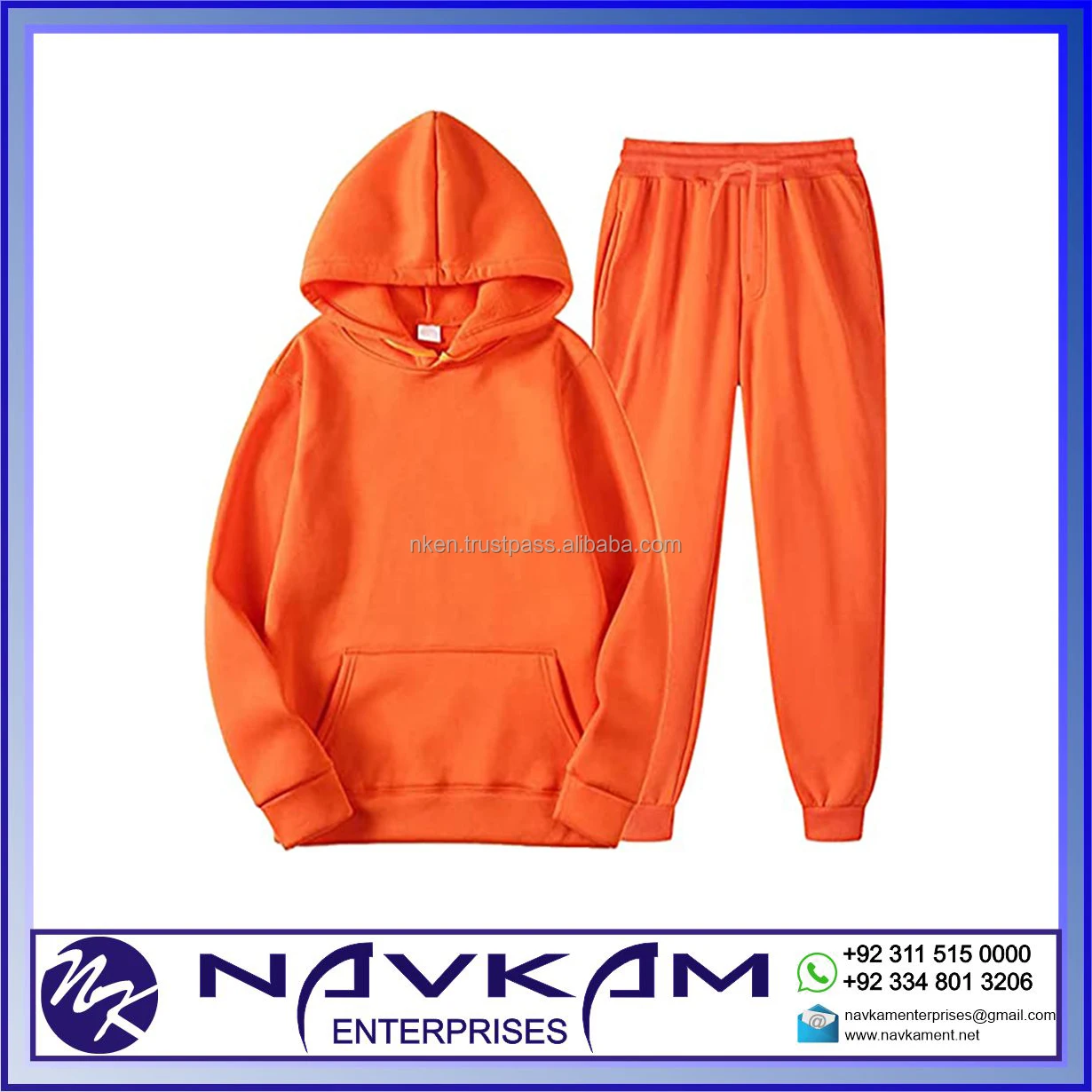 Men Slim Fit Tracksuit Clothing 2023 Pullover Men's Sweatsuits Sets Bulk Custom Fashion Casual