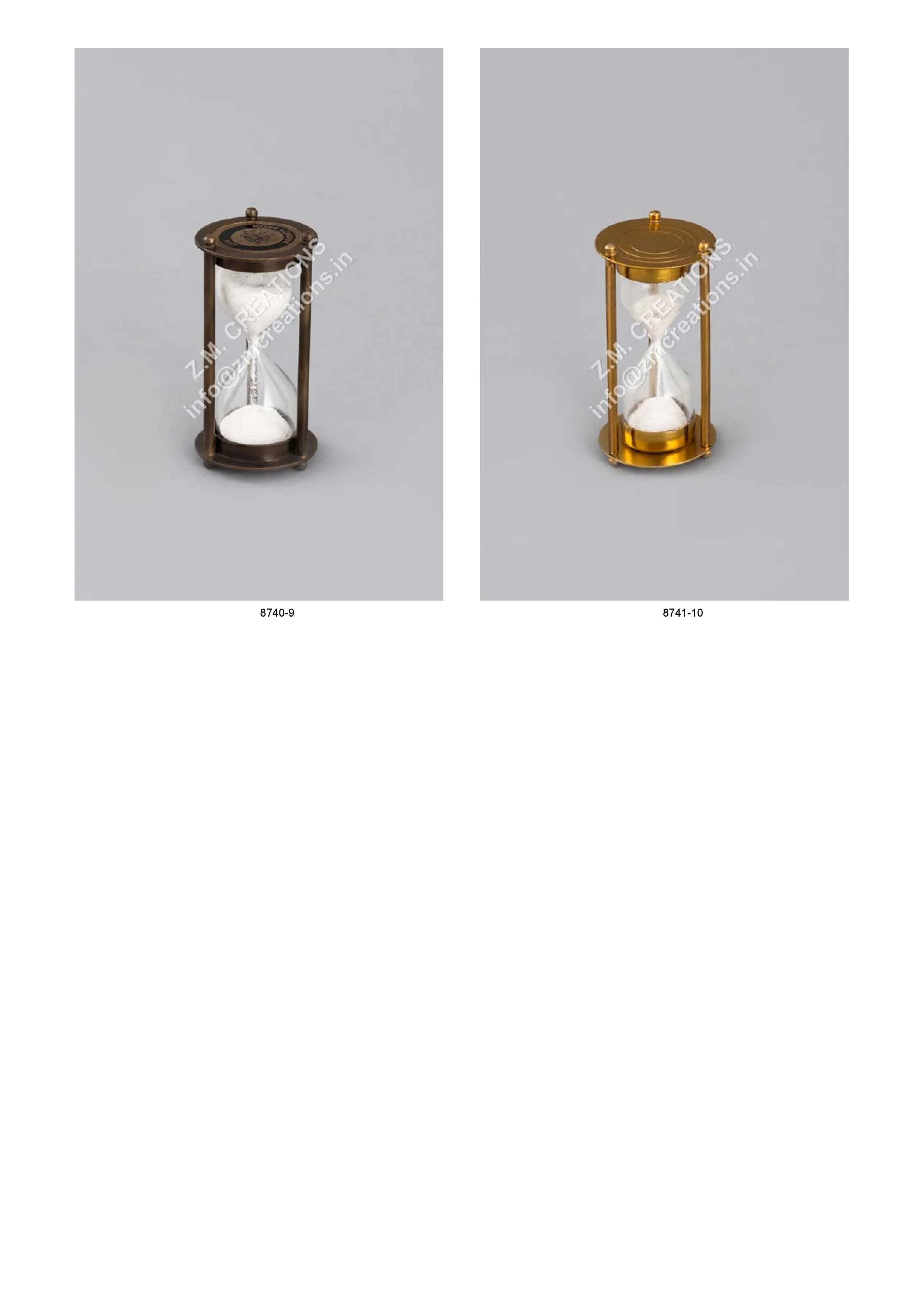 Латунные песочные