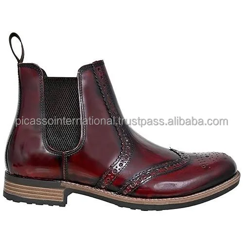 Top Selling Men's Casual Daily Wear Cow Hide Genuine Leather Boots Classic Design Oxford Outsole Premium Quality Bulk Pricing