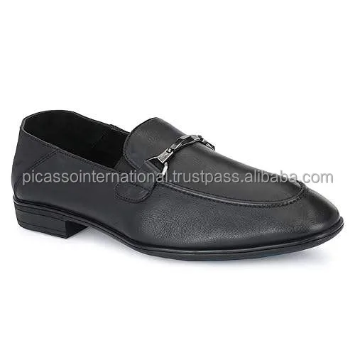 Wholesale Quantity Supplier of Men Formal Slip on Unique Design Custom Logo Party Wear Genuine Leather Formal Shoes for Men