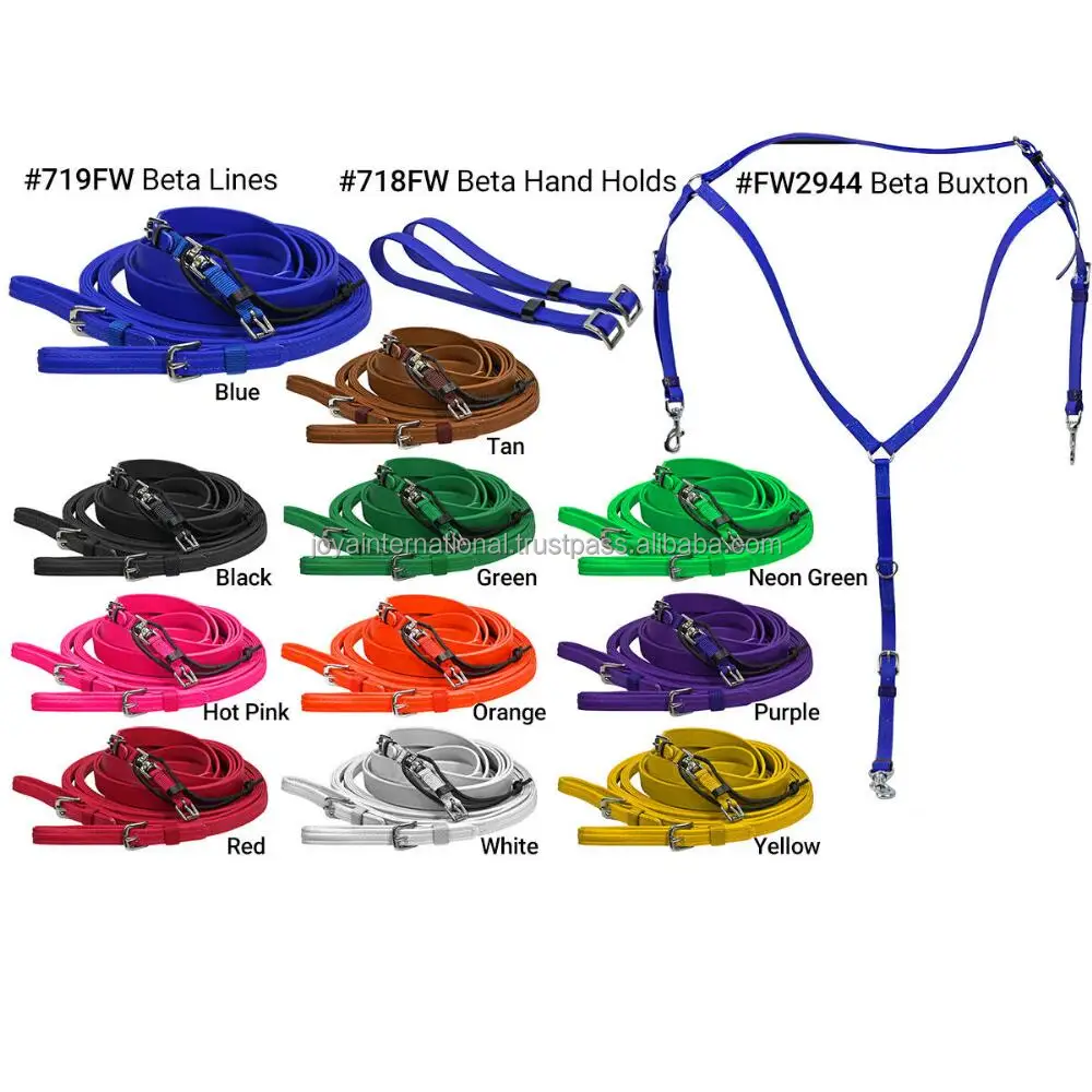 Pvc Quick Hitch Horse Harness Complete Set All Size And Mixed Color