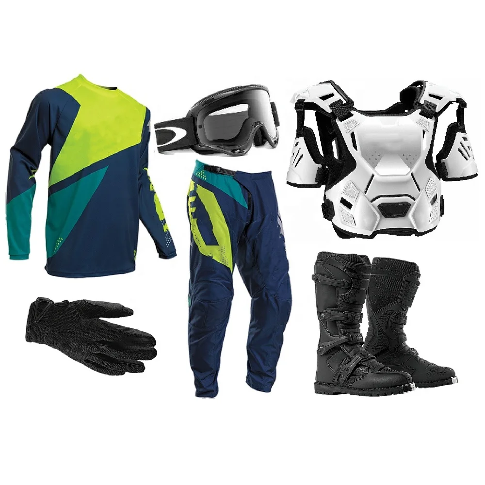 Комплект одежды для мотокросса на заказ Джерси и брюки внедорожника сублимированные