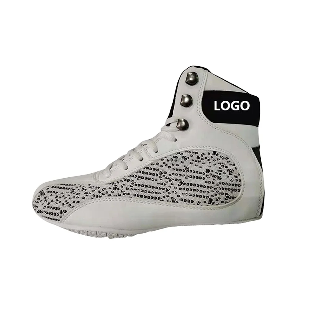 Хорошее качество, изготовленные на заказ, с вашим собственным логотипом, фабричная обувь для бокса, профессиональная спортивная тренировочная обувь для борьбы