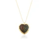 4. Labradorite With Black CZ