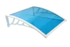 White bracket blue board