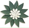 Green & white
