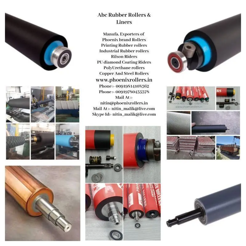 Adast Dominant Offset Printing Machine Press 1-Year Replacement Warranty 5-Year Service Life Rilson Polyurethane Roller New UV