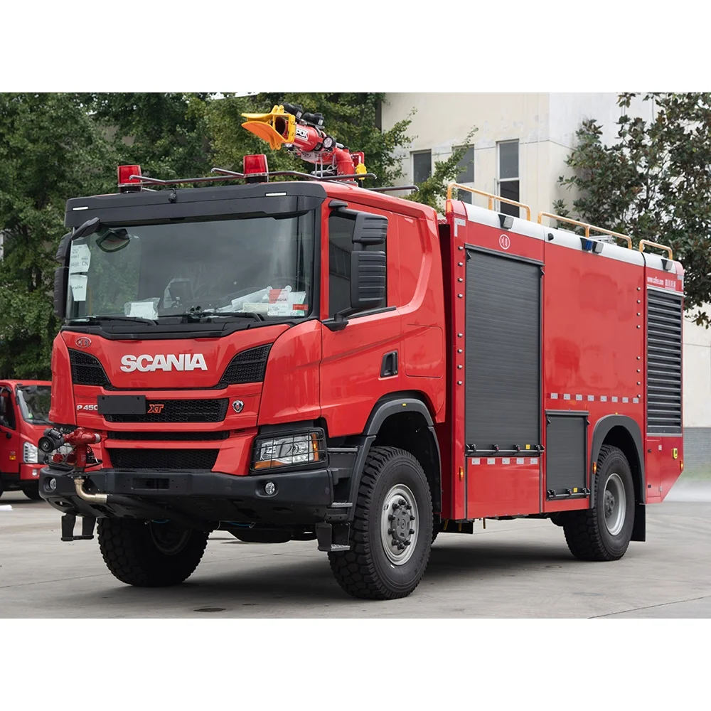 4x4 Airport Arff Rapid Intervention Fire Fighting Truck - Buy 4x4 ...