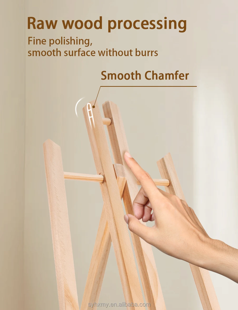 50cm Desktop Easels Wooden Kids Painting Art Easel Stand For Painting