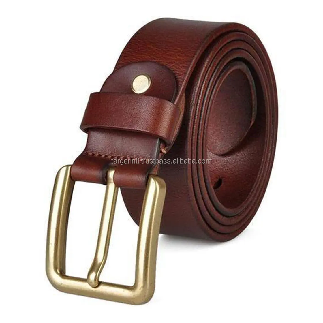 TORRO Men's Reversible Leather Belt - Black/Dark Brown, Brushed Metal Buckle, 36"