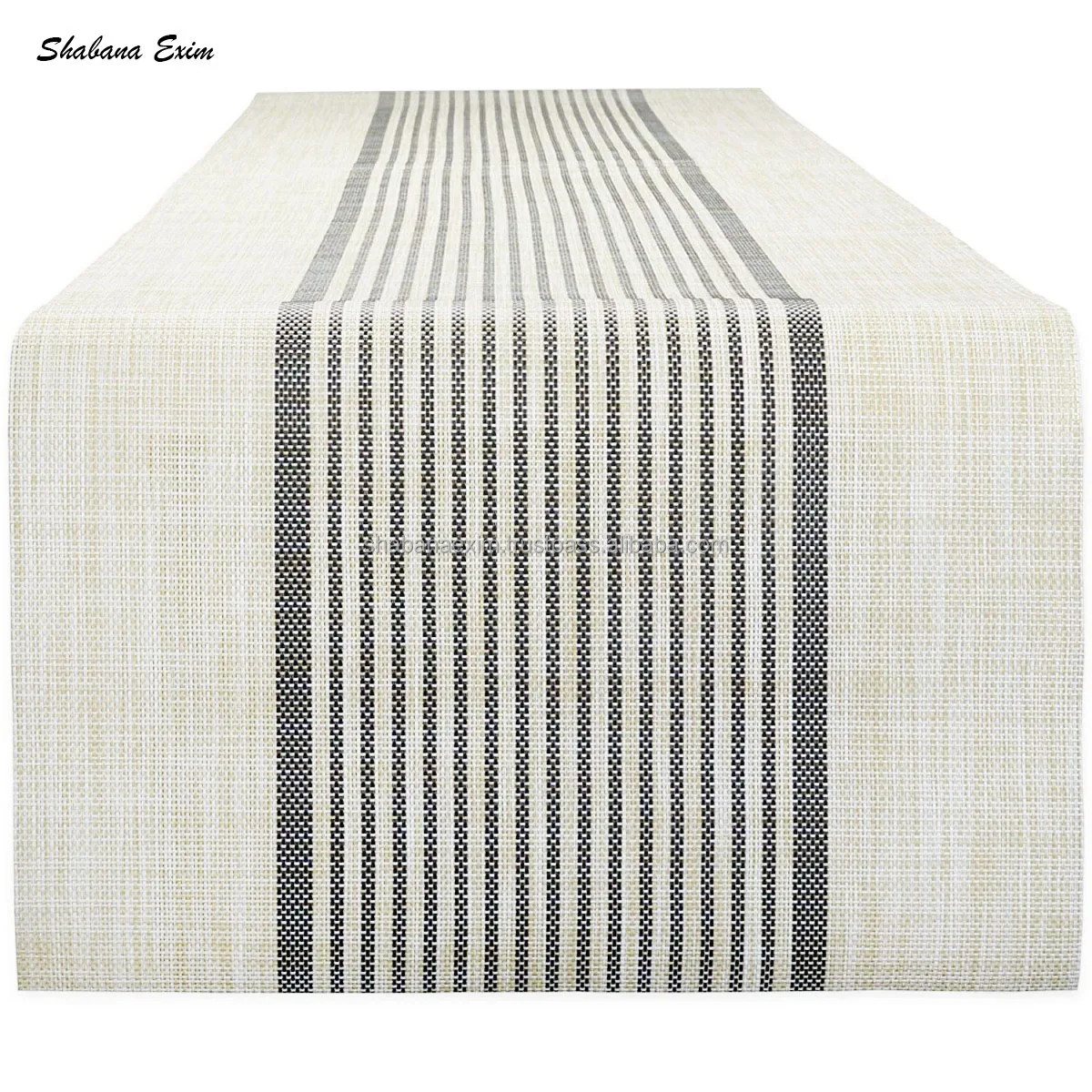 Decorative Table Runner Indian Kitchen Dining Table Decoration White Cotton Woven Table Runner for Hotel Home Restaurant