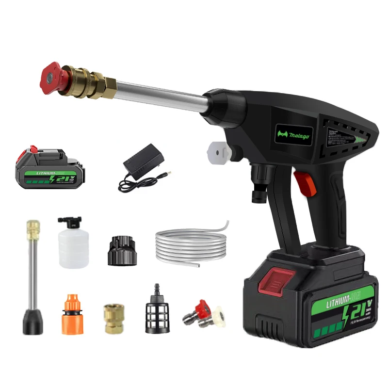 High Pressure Cleaner Machine 24V Lithium Batteries Car Wash Machine Wireless Carwasher Electric Cleaning Machines