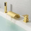 Titanium American-style water outlet three-piece set