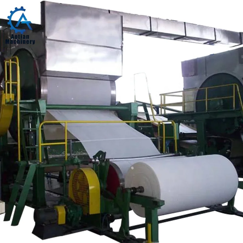 Bamboo Pulp Paper Production Machinery Small Scale Toilet Tissue Paper Making Machine