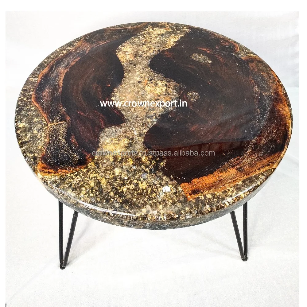Handmade Epoxy Resin Table Epoxy River Table Wood Epoxy Dining Table