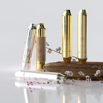 High-end Disposable Empty Containers Beauty Products 30ml Syringe Button Bottle Custom Color Pump Sprayer Lotion Eye Pen