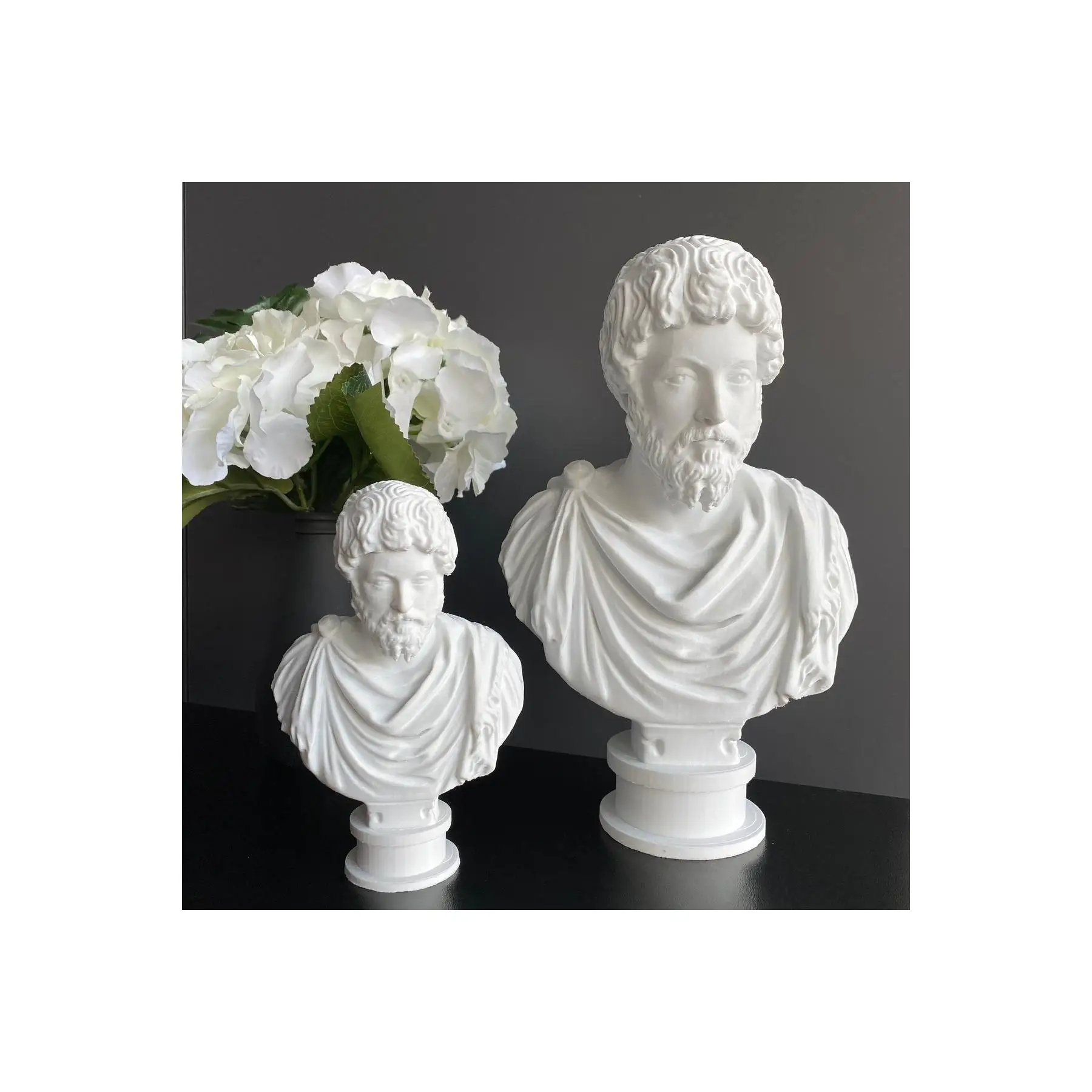 Roman Emperor Marcus Aurelius Antoninus Augustus 25cm Decorative Bust ...