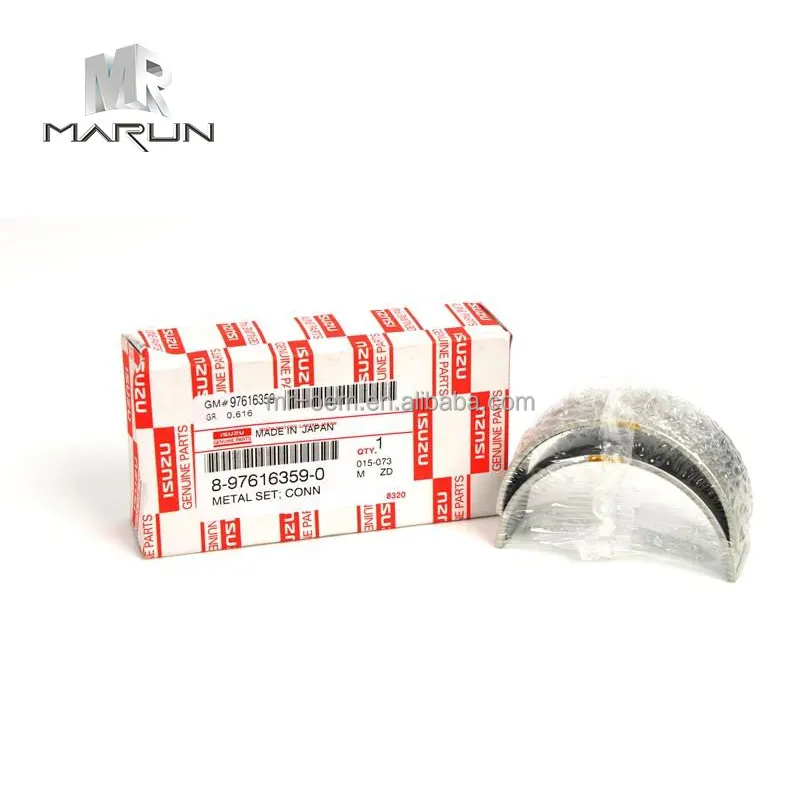 8-97616358-0 Essential Connecting Rod Bearing for 4HK1 Excavator ZX200-5A Quality Construction Machinery Part