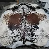 Dark Brown, Black, and White