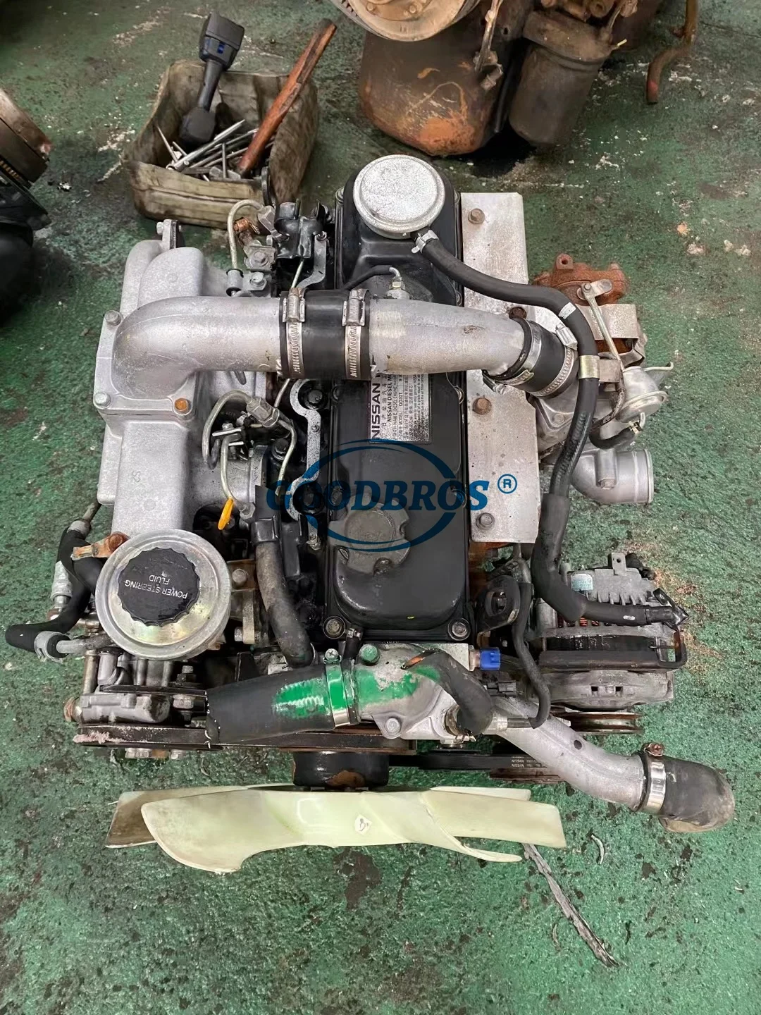 Used QD32 Engine QD32T Motor for Nissan Diesel Engine 3.2 L 3153 Cc