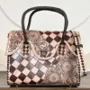Tan & Brown Checkered