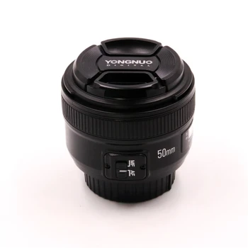 Professional Yongnuo 50mm canon Lens Yn50mm Lens F/1.8 AF/MF Large Aperture Auto Focus for canon DSLR Camera detail image