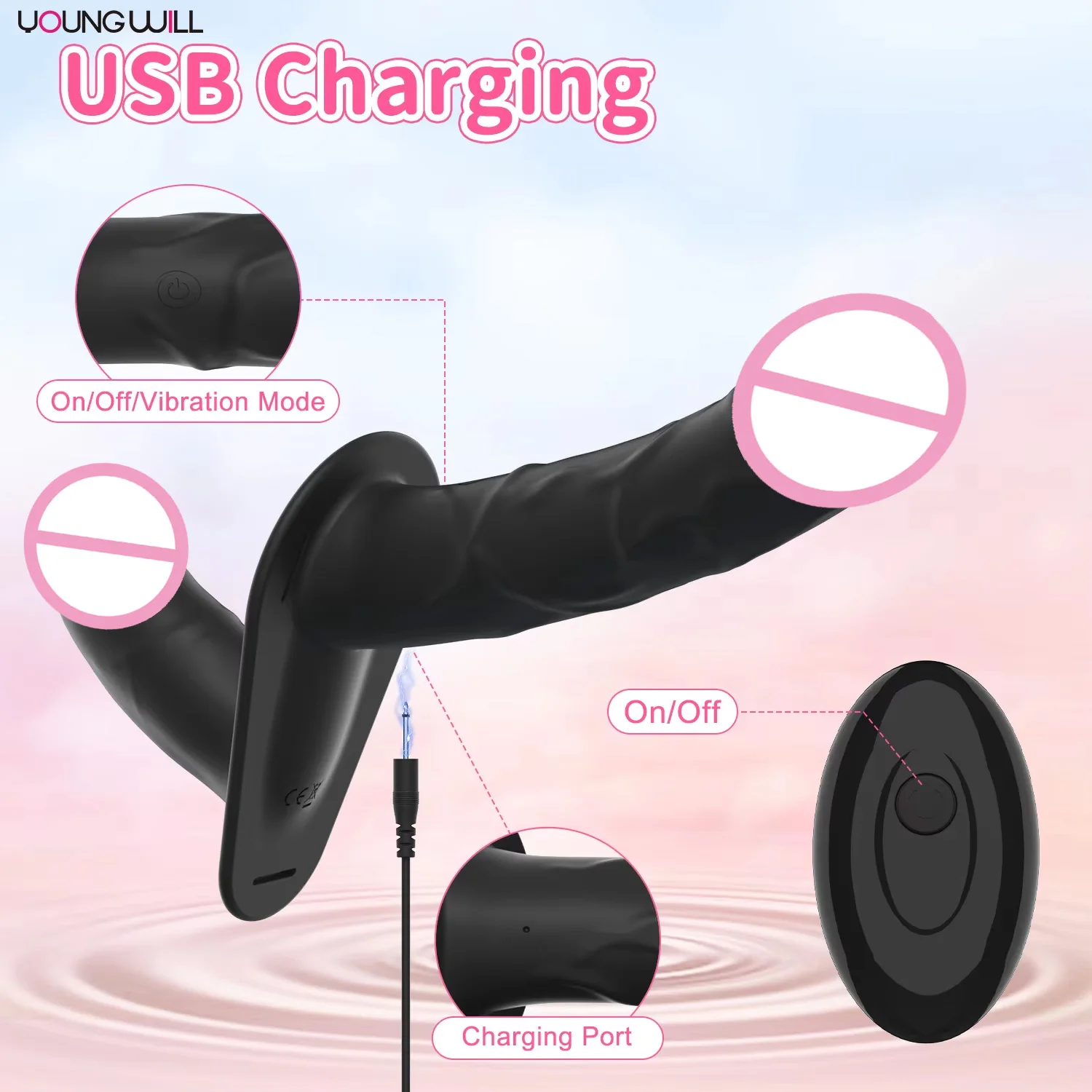 Hochwertiger Silikon-Umschnalldildo für Doppelpenetration mit Flexiblem  Schaft und Komfortabler Basis für Längere Nutzung Sexspielzeug| Alibaba.com