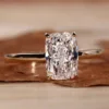 Elongated Cushion Ring