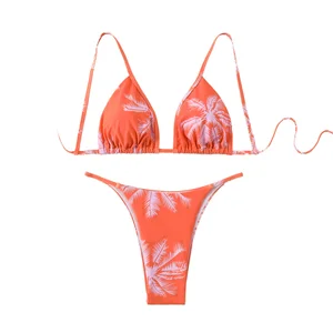 Personalized Swimwear Micro Extreme Crochet 3 Piece Set Women Brazilian Shop Bikini