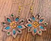 Brown With Turquoise Tooling