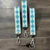 White & Turquoise