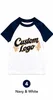 Navy Blue & White