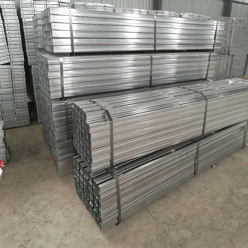 Galvanized Square Rectangular Steel Hollow Sections Steel Pipe Connector Perforated Tubing