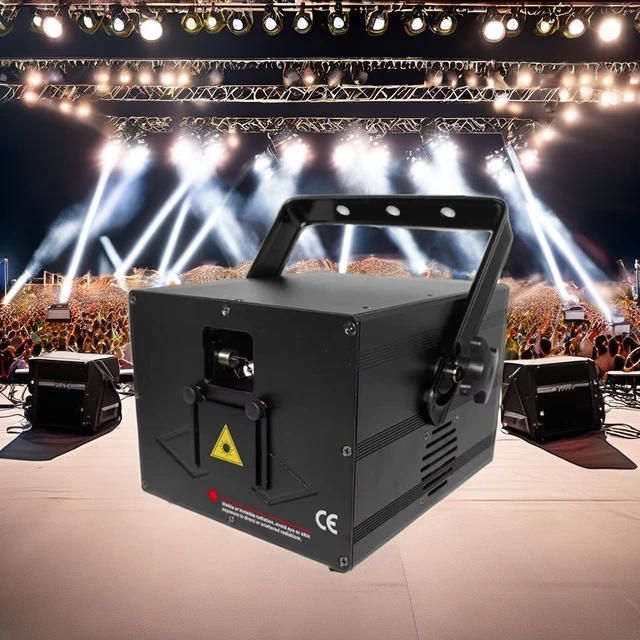 Popular Wedding DJ Laser Light Show 15W RGB Full Color DMX512 IP33 Protection LECHIATOP LTCA05 for Party Stage