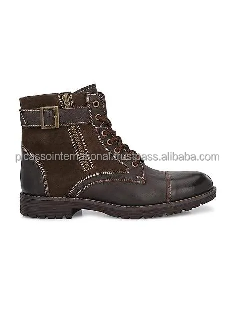 Exclusive Range of Top Quality Customized Logo 100% Genuine Leather Shoes Hiking Boots for men from Indian Manufacturer