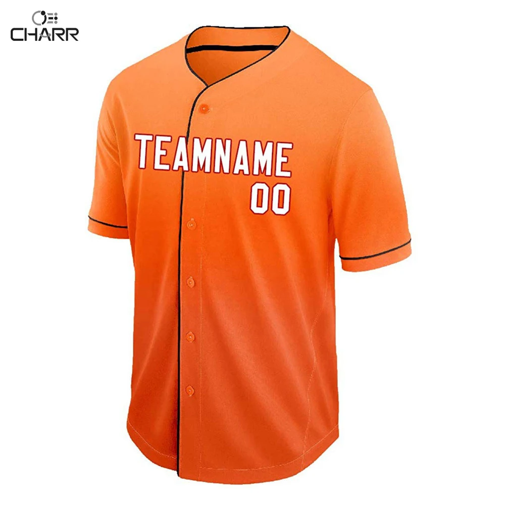Custom Logo Baseball Uniform High Quality Custom Size Men Baseball Uniforms in Black and White Color