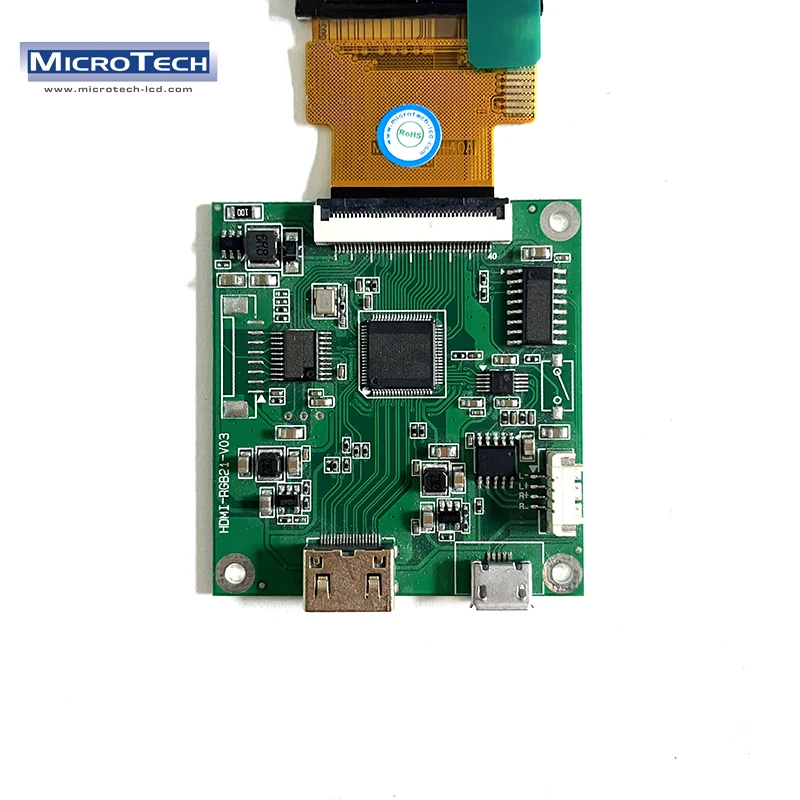 Microtech OEM ODM  lcd display 24 bit rgb to mini hd mi pcba board usb driver board for VR AR all sizes tft screen display