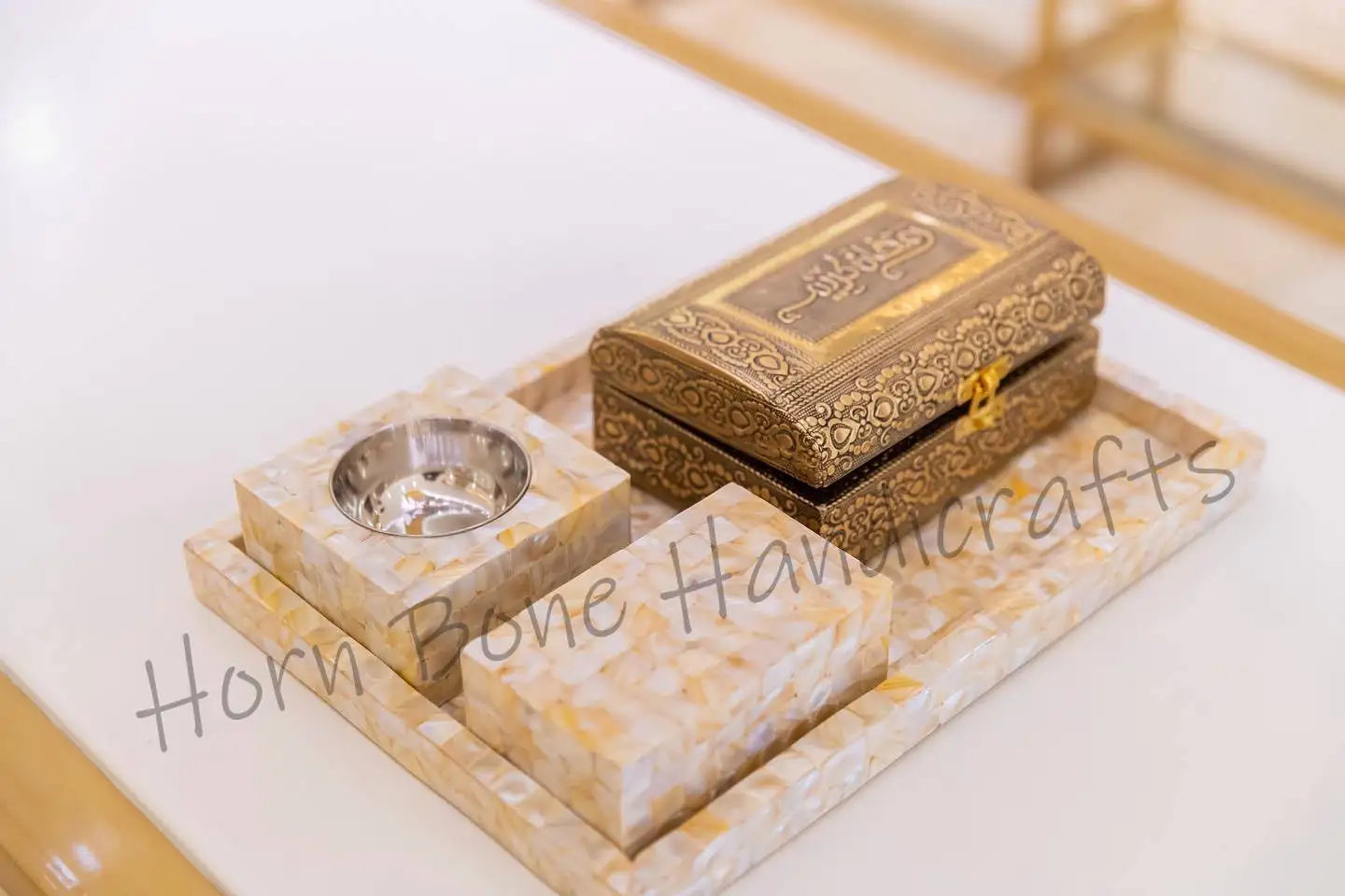 New Arrival Trendy Design Bone Inlay Charcoal Bakhoor Incense Burner