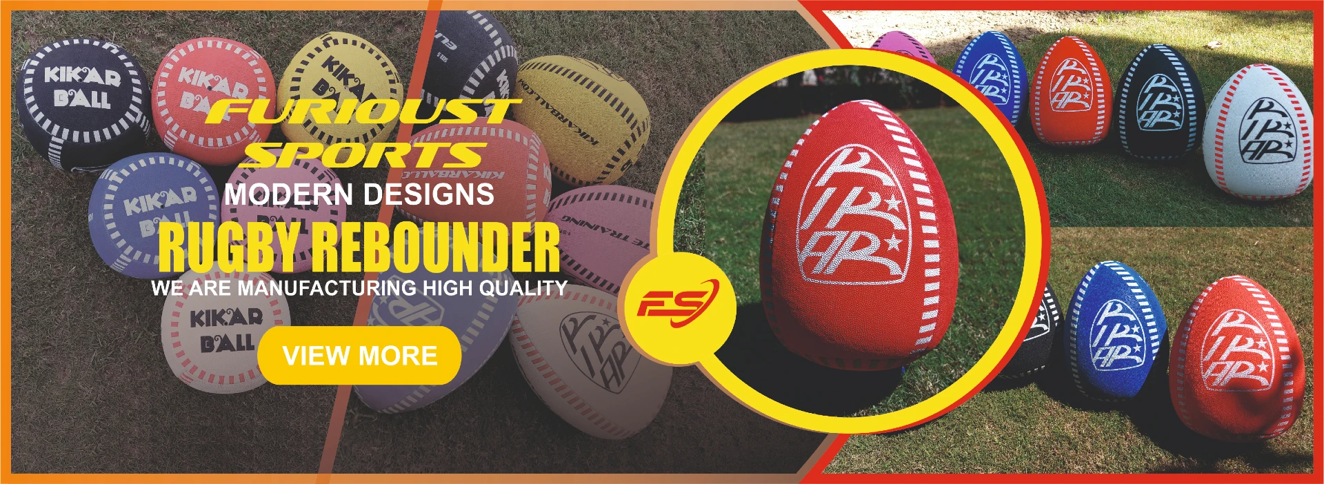 Rebounder Ball Specially Designed Fitness Training And Rugby Catch Or